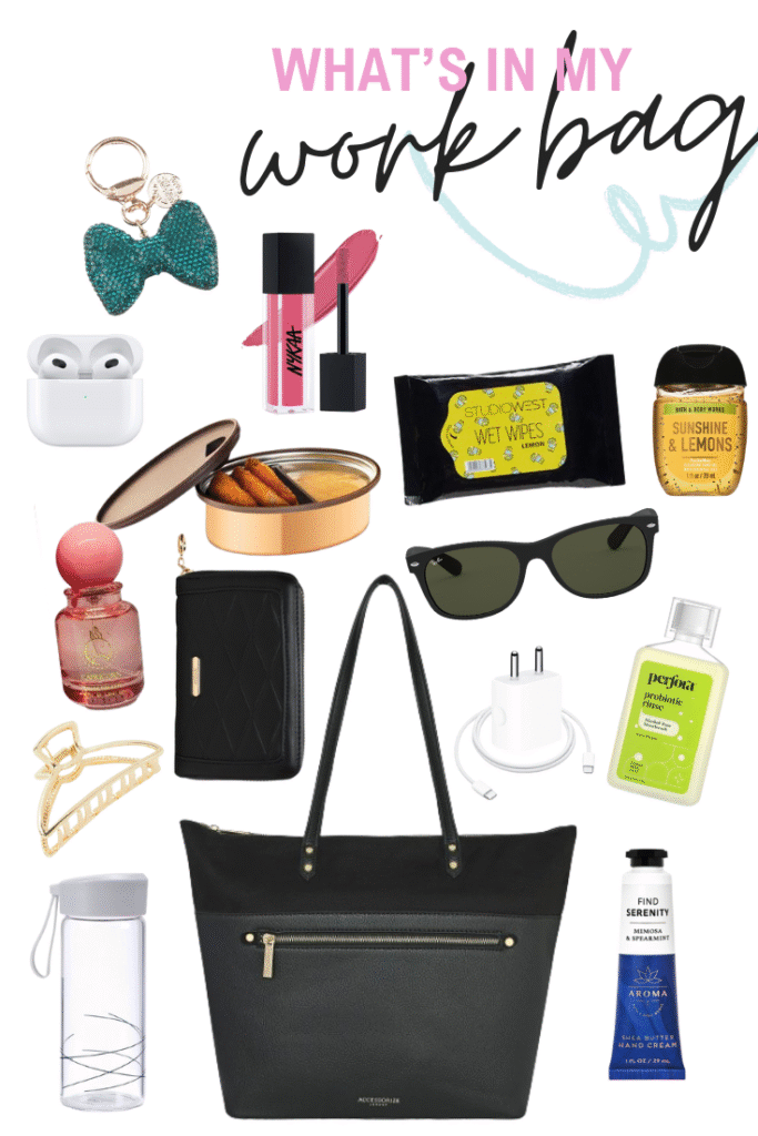 work bag essentials 2024 whats in my work bag indian 2024